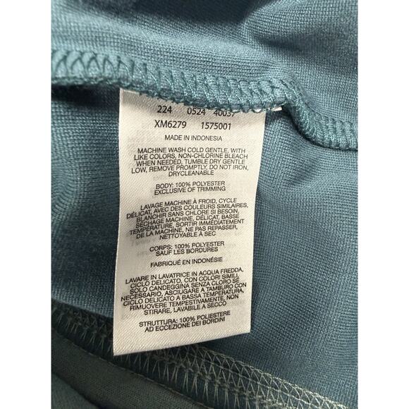 Columbia Sweatshirt Mens Large Green Half Zip Pine Ridge Fleece Pullover Hiking - Picture 6 of 8